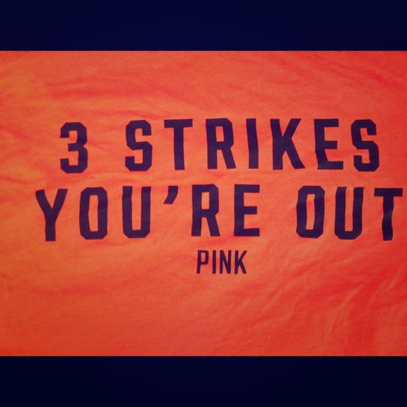VS PINK Orioles Vneck Tee