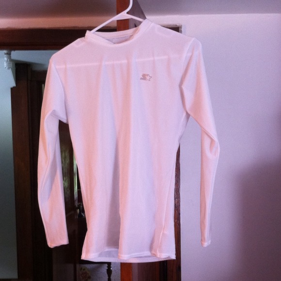 White compression shirt