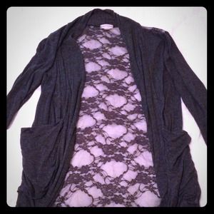 Grey cardigan!