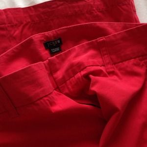 J. Crew Red Pants