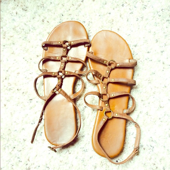 ❌SOLD❌ Cognac gladiators sandals