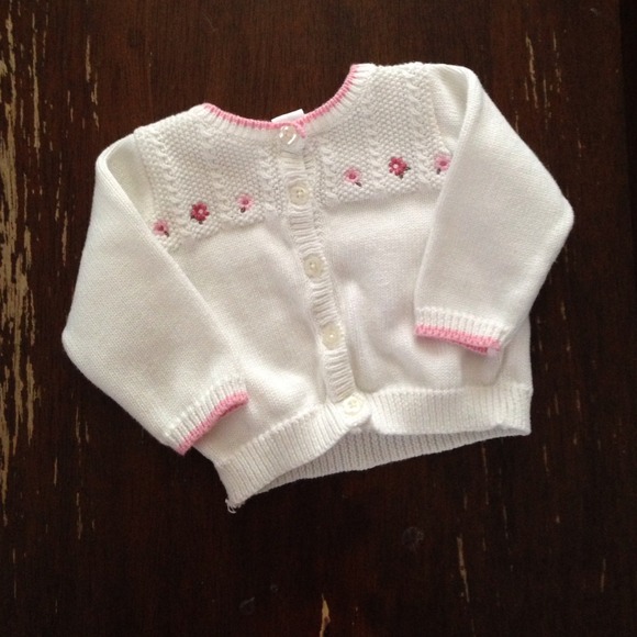 Newborn knit Easter sweater/pullover
