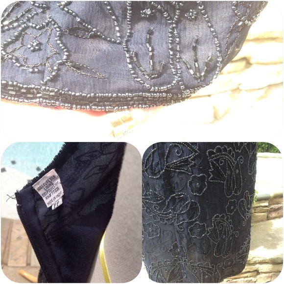 Vintage hand-beaded SCALA dress - Picture 3 of 3