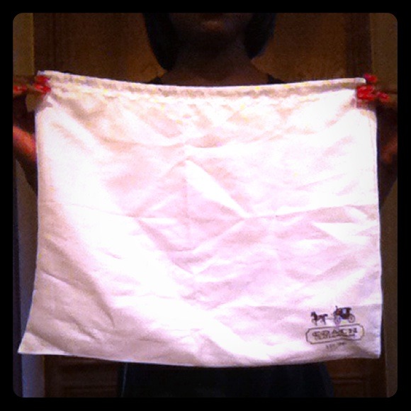 Large Authentic Coach Dust Bag