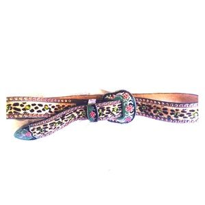 swarovski cheetah belt