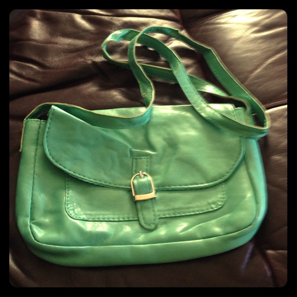 Small teal crossbody/other purse