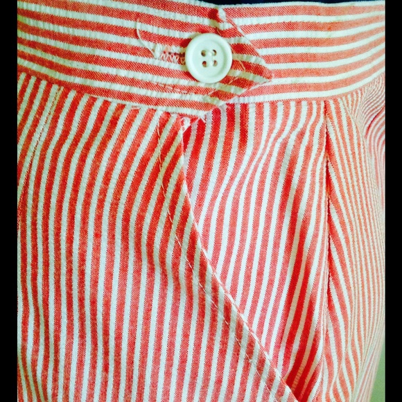 Vintage Red & White Seersucker Skirt