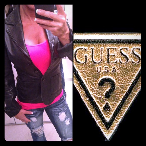 Guess 100% genuine leather jacket - Picture 2 of 4