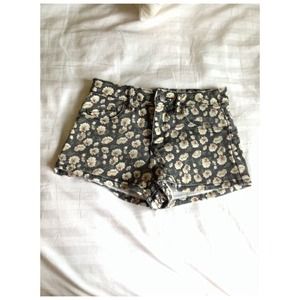 high-waisted shorts