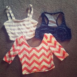 Crop top chevron! Bundle 🌀🌀🌀
