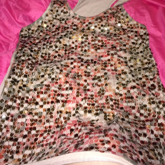 Stylish sequin summer top!