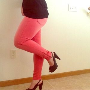 Pink American eagle super stretch Jegging