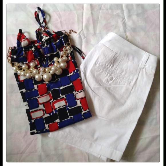 Red blue tank top