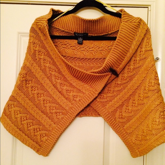 SOLD!!! INC brown sweater shrug