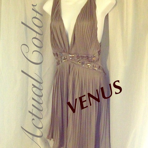 A Sexy Gray plunge dress. NWOT!