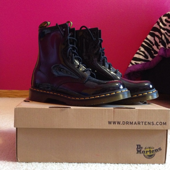 Patent Black Dr. Martens