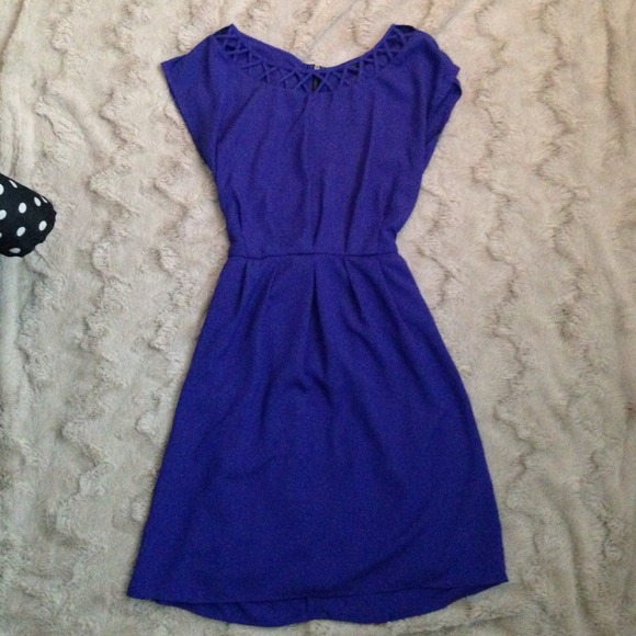 Purplish blue dress