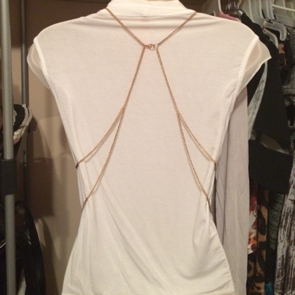 NWOT Custom made gold body chain - Picture 2 of 4