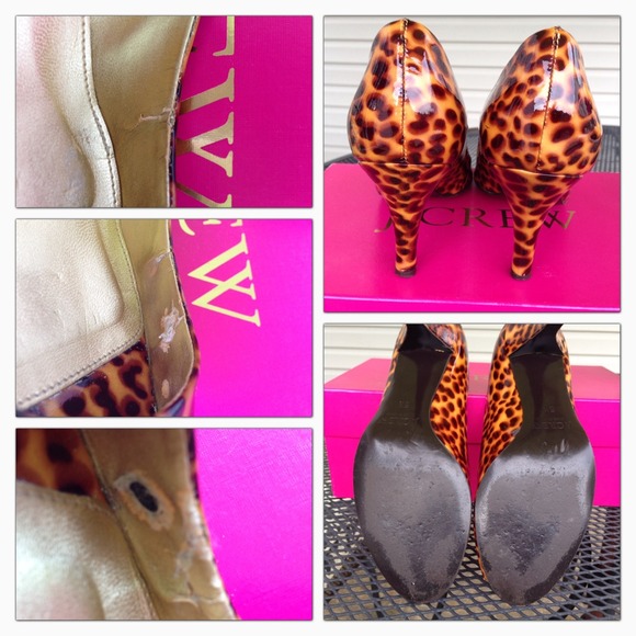 J.Crew Joley Tortoise Peep Toes - Picture 2 of 3