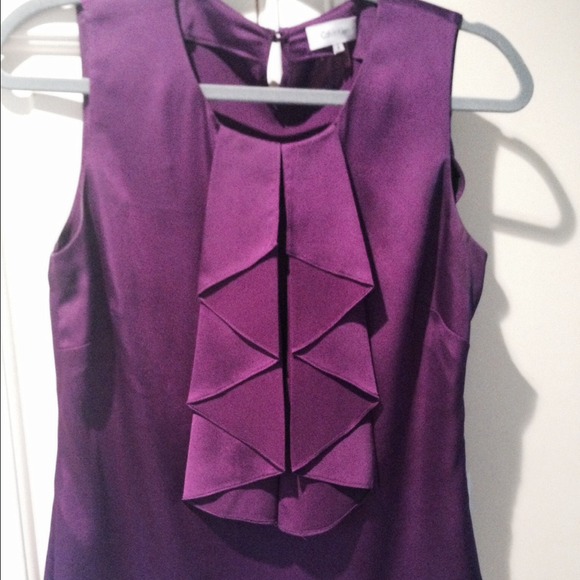 Calvin Klein purple blouse