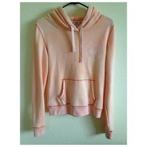 coral hoodie