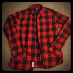 H&M men's fitted flannel