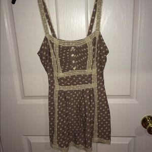 Polka dot sleeveless top