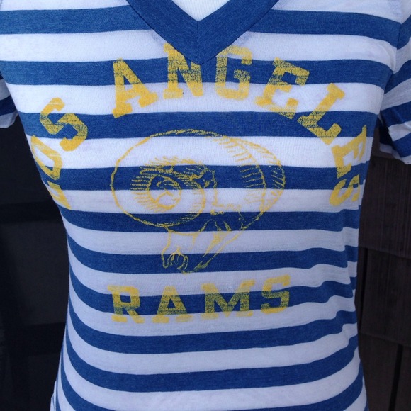 LA Rams Striped Tee - Picture 2 of 2