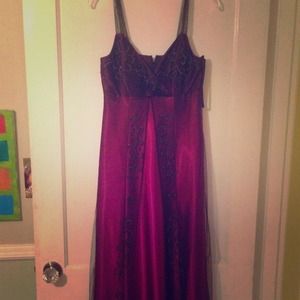 Formal gown in royal purple! Perfect for prom!