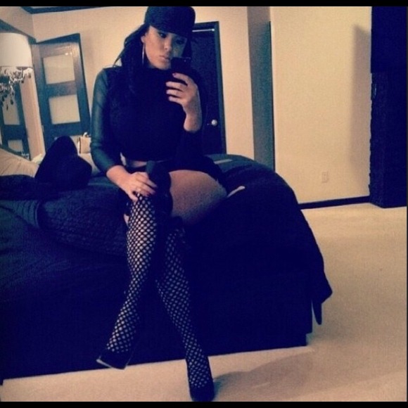 Nude Bebe Harley crochet boots