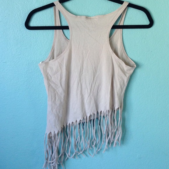 🚫SOLD VIA VIBTED🚫 Dream Catcher Tank with Fringe - Picture 2 of 4