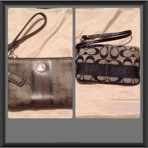 ❌❌On Hold❌❌ Bundle Coach Wristlets