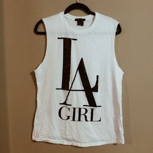 L A GIRL MUSCLE TEE