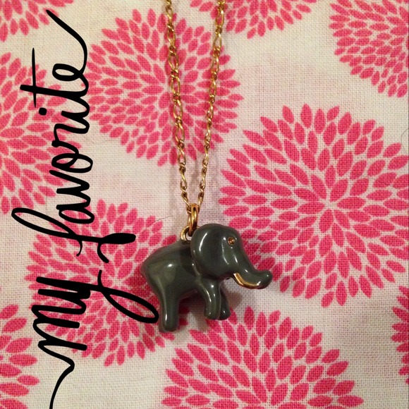 jcrew Jewelry - Elephant necklace 🐘REDUCED🐘