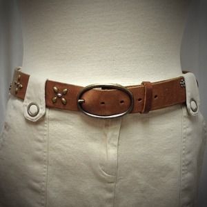 American Eagle Studded Leather Belt