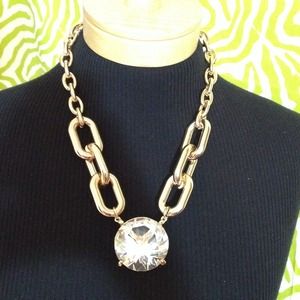 Beautiful large crystal necklace