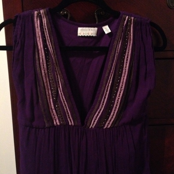 Urban outfitters label kimchi & blue purple dress - Picture 2 of 3