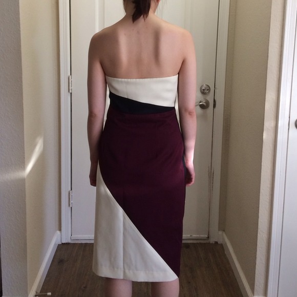 Abaete Color Block Strapless Dress - Picture 2 of 3
