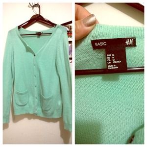 HM Mint Green Cardigan