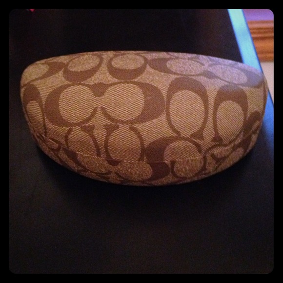 Authentic vintage coach sunglasses case