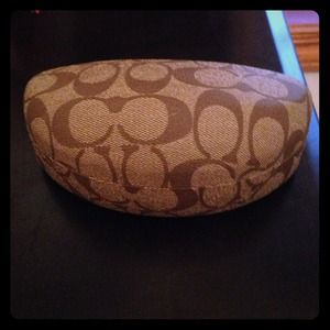 Authentic vintage coach sunglasses case