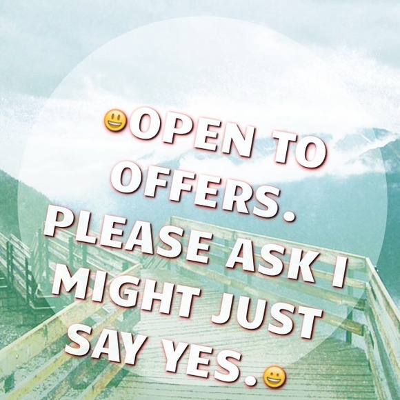 Open to offers. Please just ask.