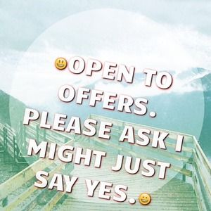 Open to offers. Please just ask.