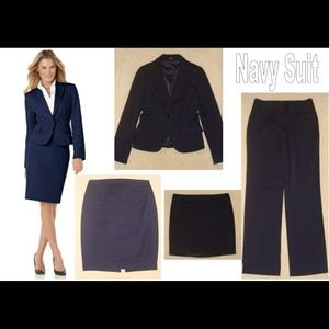 NEW Express Suit 3 Piece Set Navy Blue