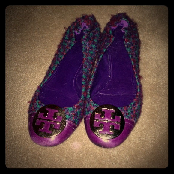 Tory Burch Shoes - FLASH SALE 💢 Tweed Tory Burch Flats