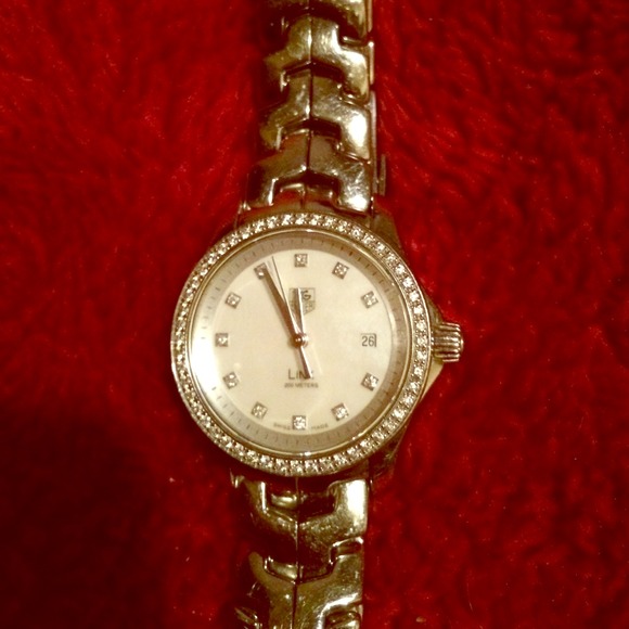 Tag Heuer Jewelry - TAG HEUER Diamond link watch for women.