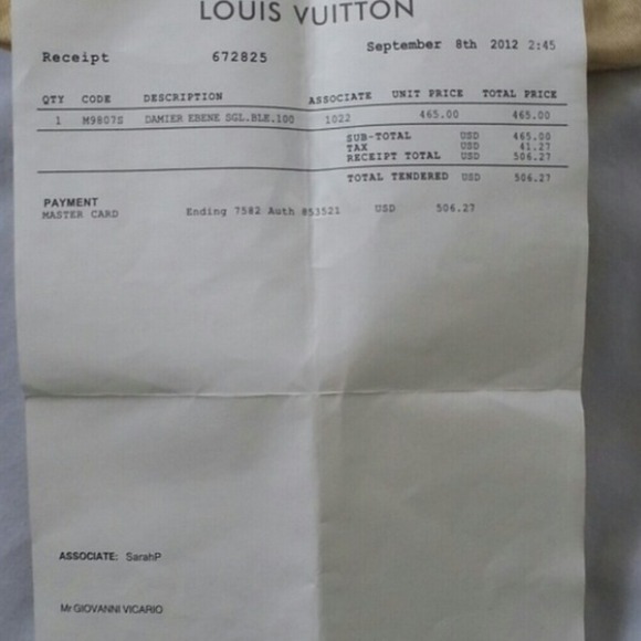 Louis Vuitton Brown Damier belt - Picture 3 of 3