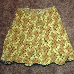 Floral Betsey Johnson Skirt