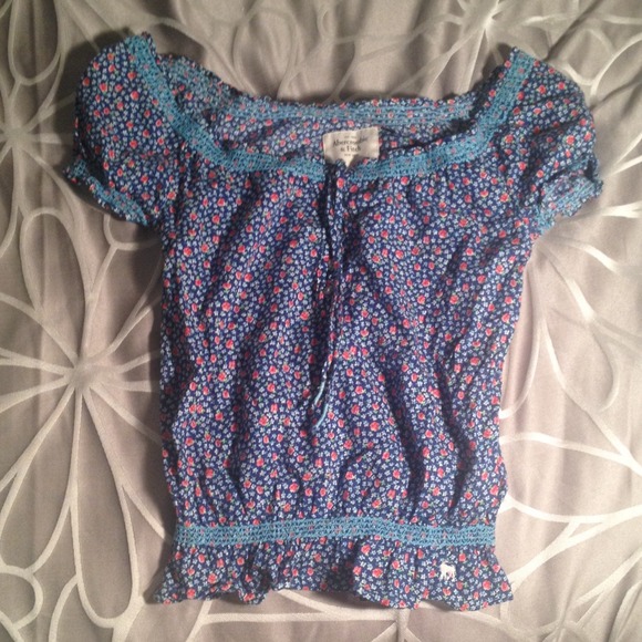 A&F floral top $16 on paypal