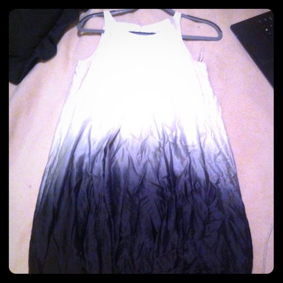 Ombré bubble-hem dress